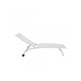 Lettino DKD Home Decor Con ruote PVC Alluminio (187,5 x 64 x 97 cm)