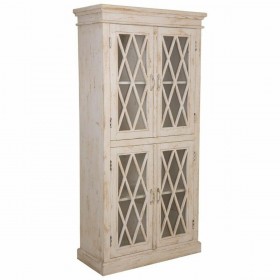 Stand Espositore Alexandra House Living Vetro Ferro Legno di mango 40 x 183 x 90 cm