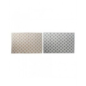 Tappeto DKD Home Decor Nero Grigio polipropilene (2 pcs) (150 x 210 x 1 cm)