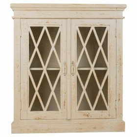 Ingresso Alexandra House Living Bianco Vetro Ferro Legno di mango 40 x 100 x 90 cm