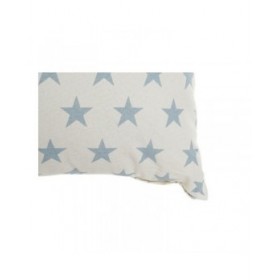 Cuscino DKD Home Decor Azzurro 60 x 10 x 60 cm Stelle Bianco (2 Unità)