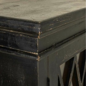 Ingresso Alexandra House Living Nero Vetro Ferro Legno di mango 40 x 100 x 90 cm