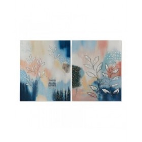 Quadro DKD Home Decor Branches Astratto 80 x 4 x 100 cm Moderno (2 Unità)