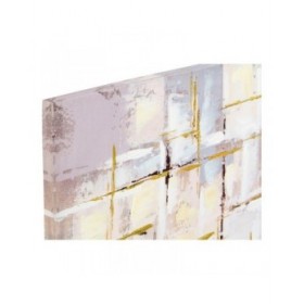 Quadro DKD Home Decor Squares Astratto 100 x 3 x 100 cm Moderno (2 Unità)