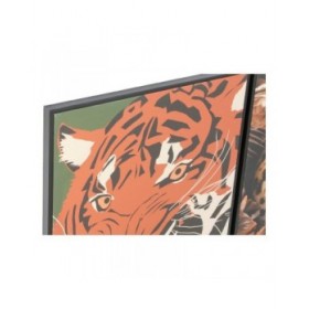 Quadro DKD Home Decor 52 x 2,7 x 72 cm Tigre Moderno (2 Unità)