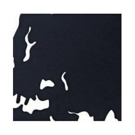 Statua Decorativa DKD Home Decor Mappamondo Nero Rame Bianco 40 x 1 x 40 cm (3 Pezzi)