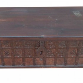 Baule Alexandra House Living Legno Riciclato 61 x 47 x 115 cm
