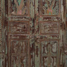 Armadio Alexandra House Living Marrone Legno Riciclato 45 x 204 x 127 cm