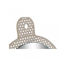 Specchio da parete DKD Home Decor Bianco Rosa 22 x 1,5 x 40 cm (2 Unità)