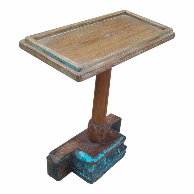 Tavolo aggiuntivo Alexandra House Living Marrone Legno Riciclato 23 x 49 x 46 cm