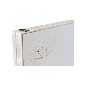 Armadietto portachiavi DKD Home Decor 8424001797233 Legno Legno MDF Beige 2 Unità 46 x 6 x 32 cm