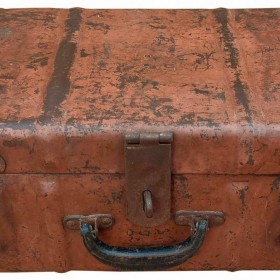 Valigia decorativa Alexandra House Living Marrone Ferro Stile artigianale 31 x 19 x 55 cm