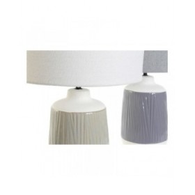 Lampada da tavolo DKD Home Decor 8424001774241 Grigio Beige Bianco Grigio chiaro 220 V 40 W (35 x 35 x 53 cm) (2 Unità)