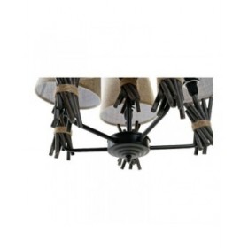 Lampadario DKD Home Decor Poliestere Metallo (55 x 55 x 100 cm)