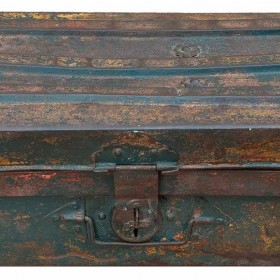 Valigia decorativa Alexandra House Living Marrone Ferro Stile artigianale 32 x 21 x 62 cm