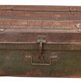 Valigia decorativa Alexandra House Living Marrone Ferro Stile artigianale 35 x 26 x 69 cm