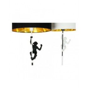 Lampada da Terra DKD Home Decor 8424001827312 44 x 44 x 166 cm Nero Dorato Metallo Bianco Resina 220 V 50 W (2 Unità)