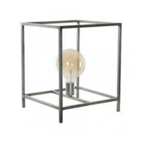 Lampada da Tavolo DKD Home Decor Metallo Grigio Scuro (33 x 33 x 40 cm)