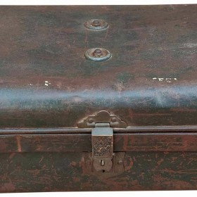 Valigia decorativa Alexandra House Living Marrone Ferro Stile artigianale 39 x 23 x 61 cm