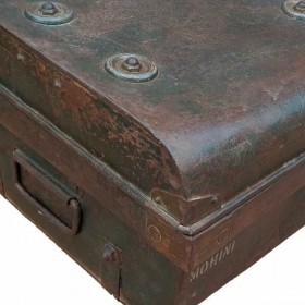 Valigia decorativa Alexandra House Living Marrone Ferro Stile artigianale 39 x 23 x 61 cm