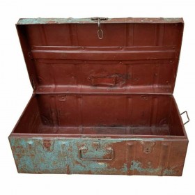 Valigia decorativa Alexandra House Living Marrone Ferro Stile artigianale 31 x 23 x 59 cm