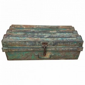 Valigia decorativa Alexandra House Living Marrone Ferro Stile artigianale 32 x 21 x 61 cm