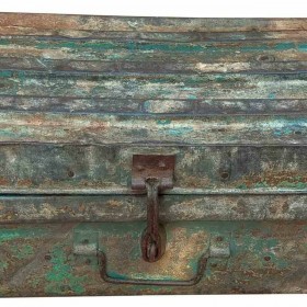 Valigia decorativa Alexandra House Living Marrone Ferro Stile artigianale 32 x 21 x 61 cm