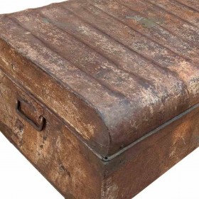 Valigia decorativa Alexandra House Living Marrone Ferro Stile artigianale 49 x 33 x 71 cm