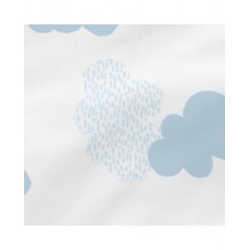 Cuscino HappyFriday Basic Azzurro Stella Nuvole 50 x 50 cm