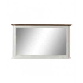 Specchio da parete DKD Home Decor Bianco Marrone Romantico 115 x 6 x 66 cm