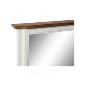 Specchio da parete DKD Home Decor Bianco Marrone Romantico 115 x 6 x 66 cm