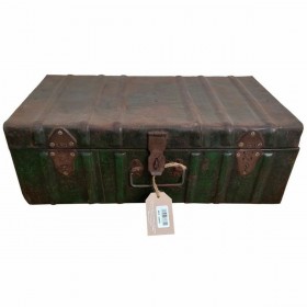 Valigia decorativa Alexandra House Living Marrone Ferro Stile artigianale 35 x 23 x 61 cm