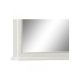 Specchio da parete DKD Home Decor Bianco Marrone Romantico 115 x 6 x 66 cm