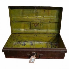 Valigia decorativa Alexandra House Living Marrone Ferro Stile artigianale 32 x 21 x 59 cm