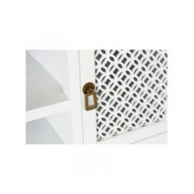 Mobile TV DKD Home Decor 8424001812066 Bianco Multicolore Marrone Chiaro Abete 120 x 45 x 58 cm