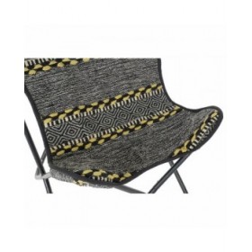Poltrona DKD Home Decor Giallo Bianco Nero Multicolore Ferro 74 x 65 x 90 cm