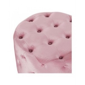 Poggiapiedi DKD Home Decor Rosa Velvet Legno MDF Glam (2 pcs)