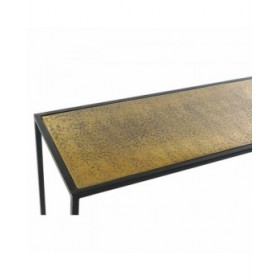 Ingresso DKD Home Decor Nero Dorato 110 x 25 x 84 cm