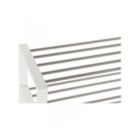 Scarpiera DKD Home Decor 8424001835041 Bianco Multicolore Argentato Legno Metallo 80 x 30 x 50 cm