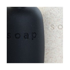 Dispenser di Sapone DKD Home Decor PVC Gres Scandinavo 8 x 8 x 18 cm (2 Unità)