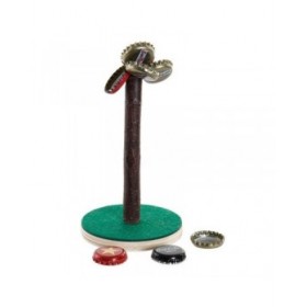 Gioco di Legno DKD Home Decor Marrone Verde polipropilene Plastica 9,5 x 9,5 x 15,5 cm