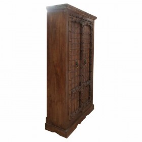 Armadio Alexandra House Living Marrone Legno Riciclato 42 x 217 x 118 cm