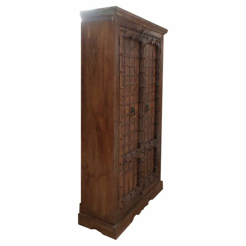 Armadio Alexandra House Living Marrone Legno Riciclato 42 x 217 x 118 cm