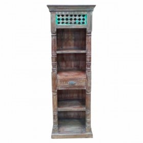Scaffale Alexandra House Living Marrone Legno Riciclato 34 x 180 x 56 cm