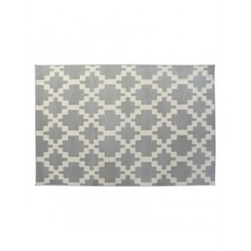 Tappeto DKD Home Decor TX-180641 Crema Grigio chiaro