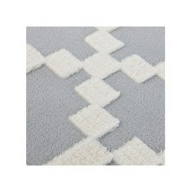 Tappeto DKD Home Decor TX-180641 Crema Grigio chiaro