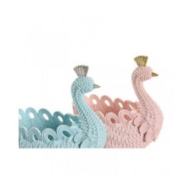 Svuotatasche DKD Home Decor Resina Alluminio Romantico 23 x 14,3 x 23 cm (2 Unità)