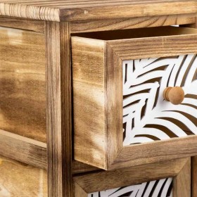 Cassettiera Alexandra House Living Marrone Legno Legno di paulownia 32 x 63 x 26 cm