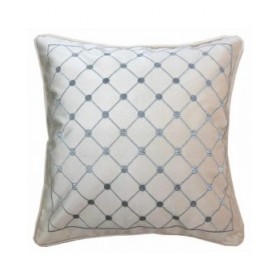 Cuscino DKD Home Decor 8424001850327 Grigio 45 x 10 x 45 cm Bianco Rombos