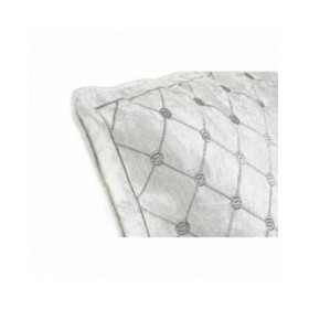 Cuscino DKD Home Decor 8424001850327 Grigio 45 x 10 x 45 cm Bianco Rombos